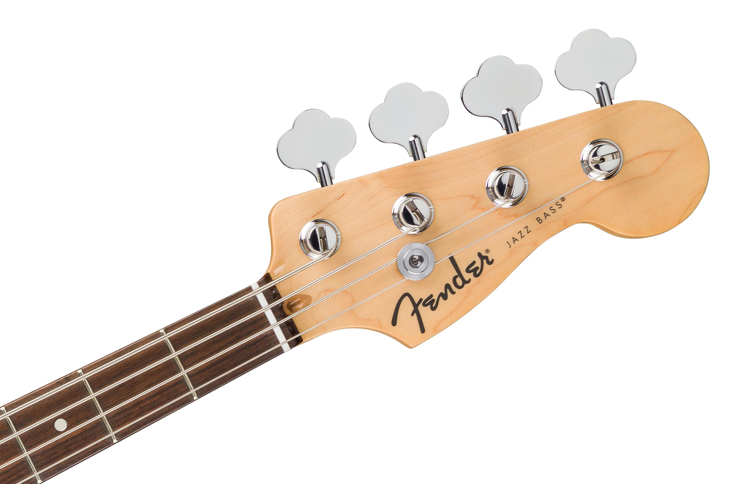 Fender Standard Series Jazz Bass Guitar in Olympic White
